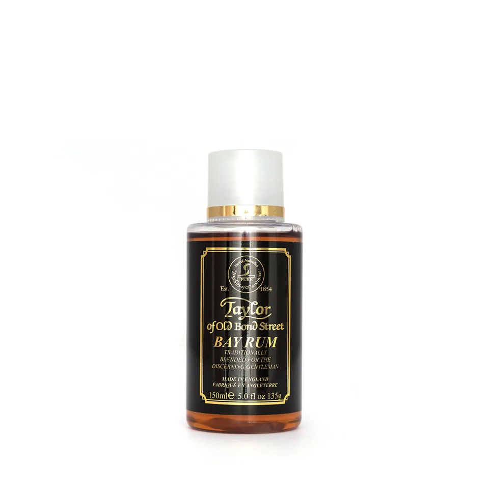 taylor-of-old-bond-street-platinum-bay-rum-aftershave-lotion-150-ml-holziger-duf image 1