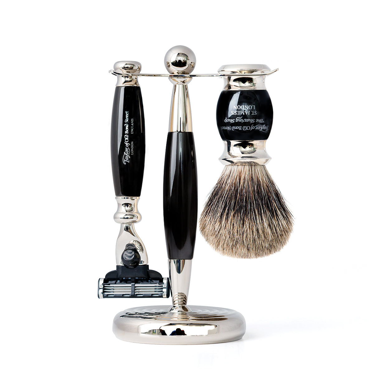 taylor-of-old-bond-street-edwardian-mach3-rasierer-schwarz image 3