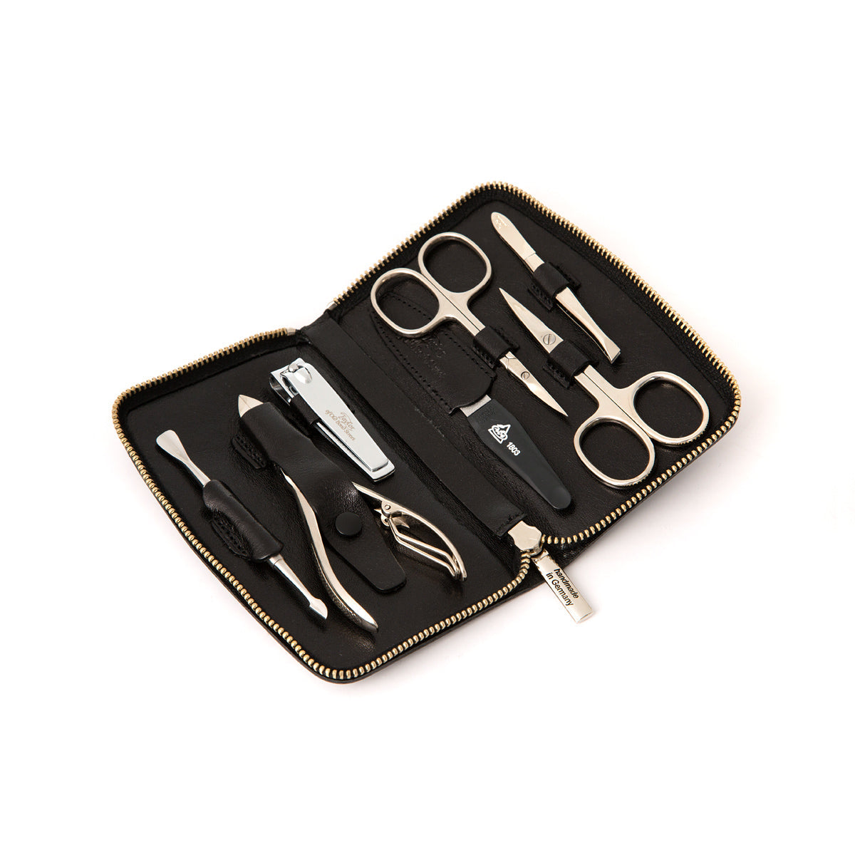 taylor-jermyn-street-manik-re-set-leder-schwarz-7-teilig-solingen image 3