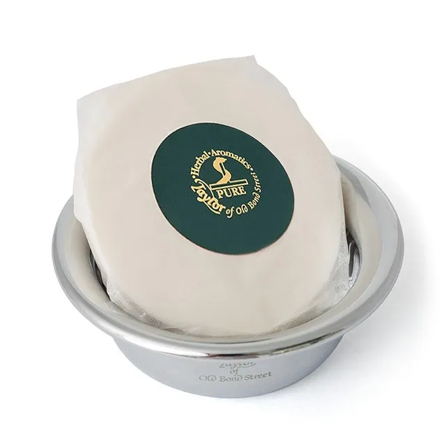 taylor-of-old-bond-street-sandalwood-rasierseife-55-g-nickelschale image 1