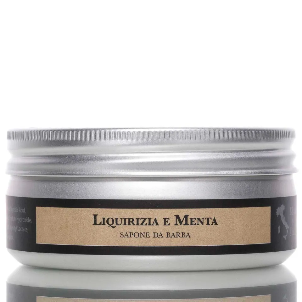 bignoli-liquirizia-e-menta-rasierseife-alu-tiegel-175-g image 1