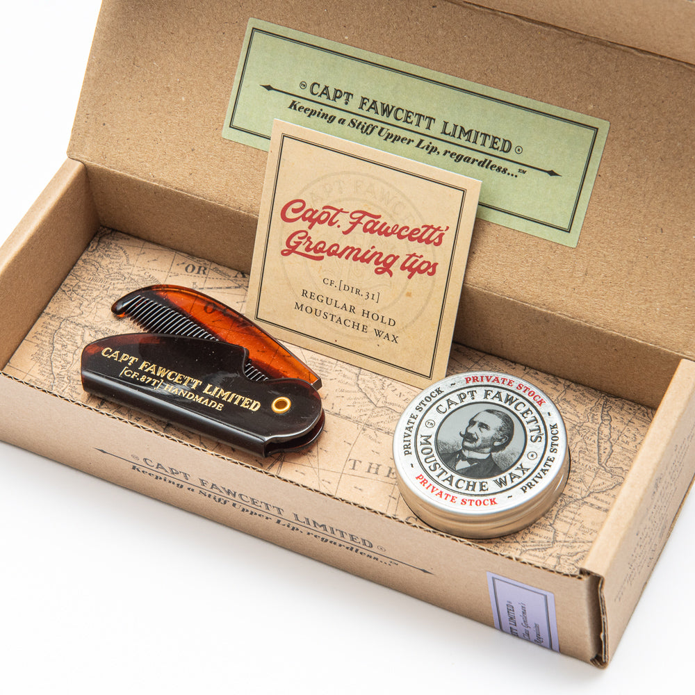 captain-fawcett-moustache-care-schnurrbartwachs-kamm-lavendel image 2