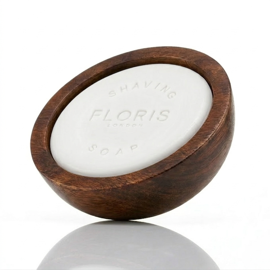 floris-elite-rasierseife-holzschale-100g-sheabutter image 3