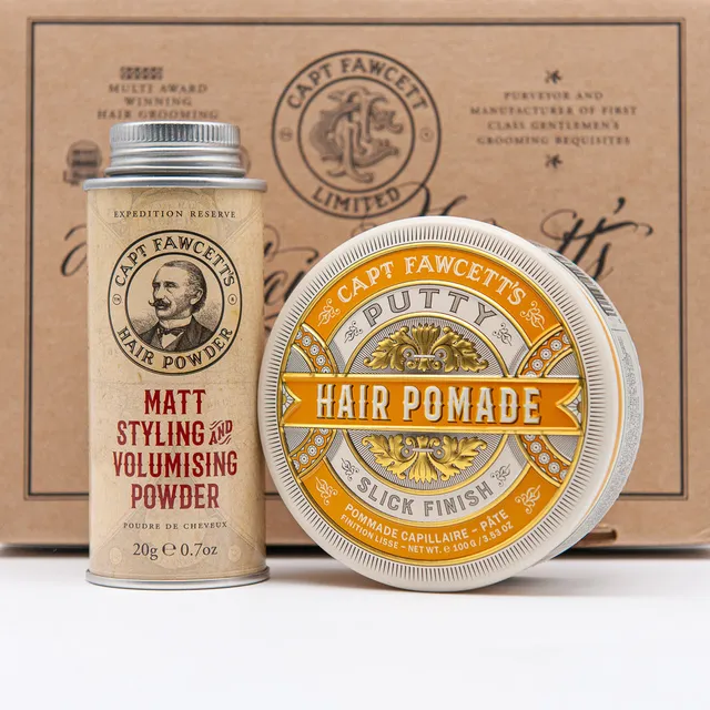 captain-fawcett-hair-couture-geschenkset-pomade-puder image 1