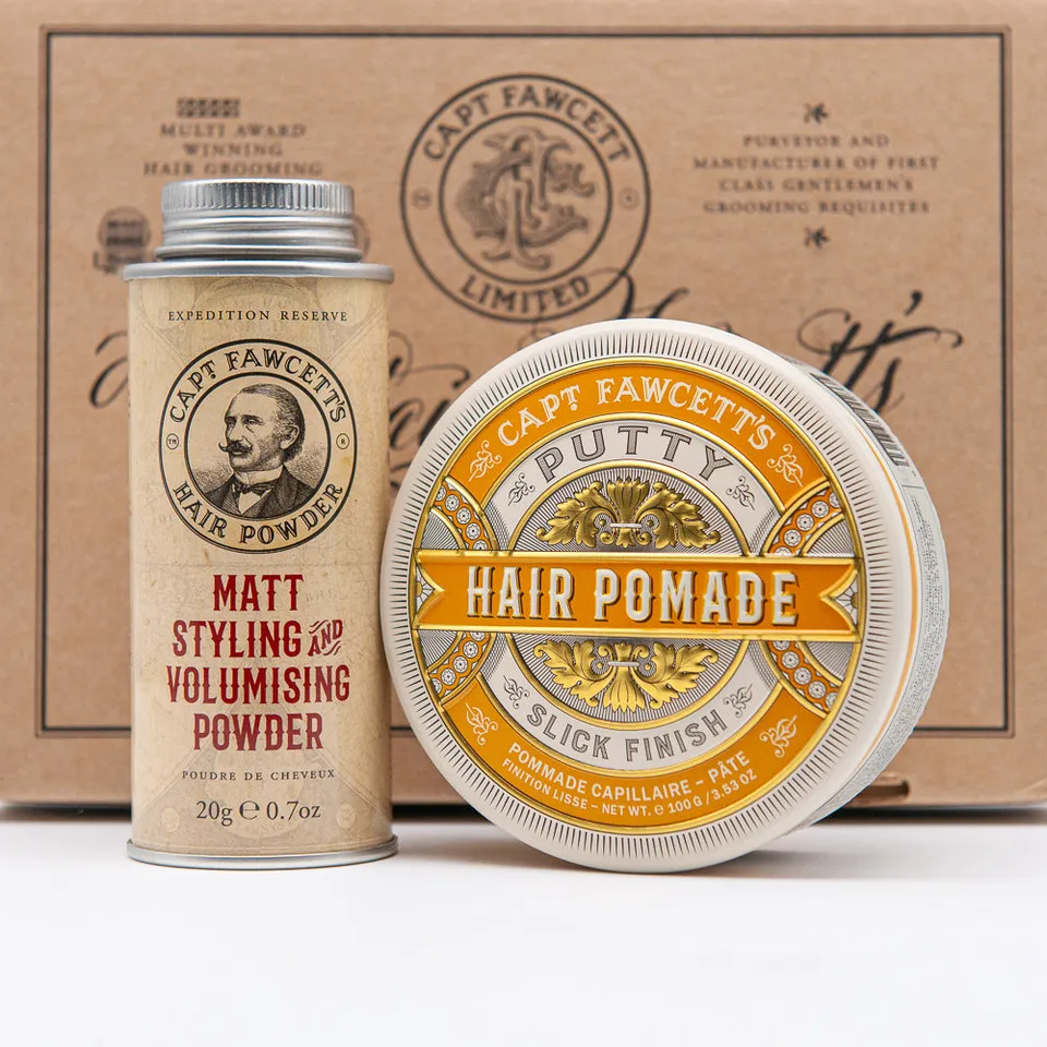 captain-fawcett-hair-couture-geschenkset-pomade-puder image 1