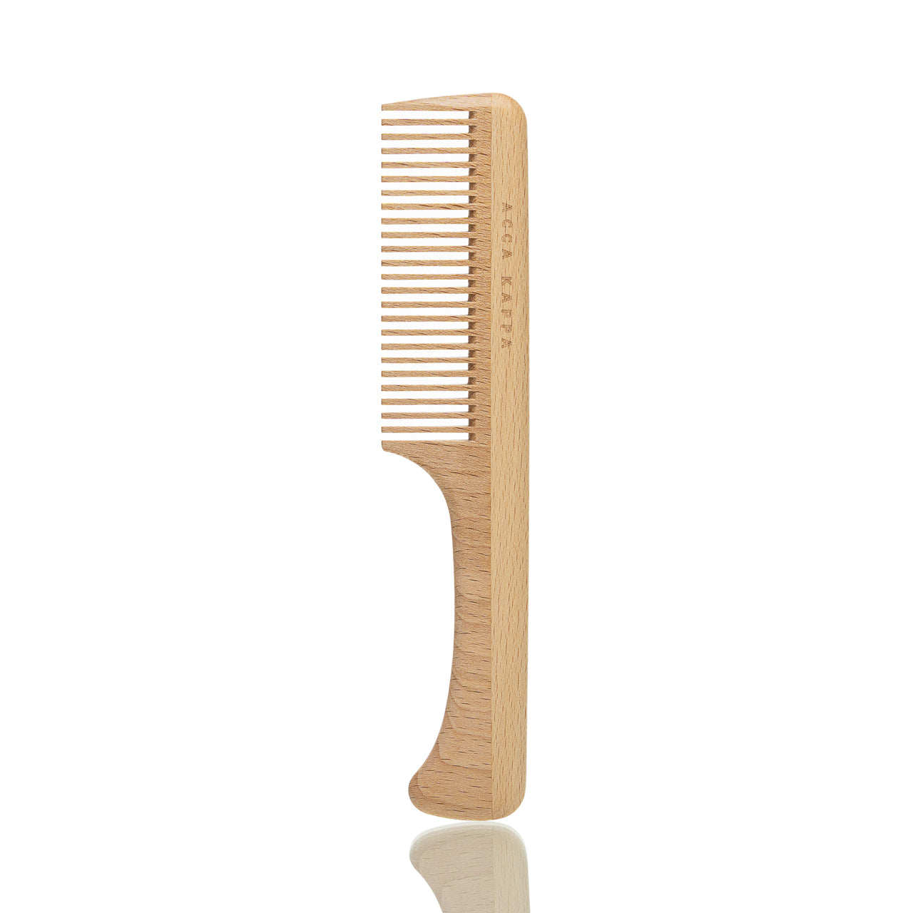 acca-kappa-natura-holzkamm-buche-mit-griff-20-cm-antistatisch-made-in-italy image 3
