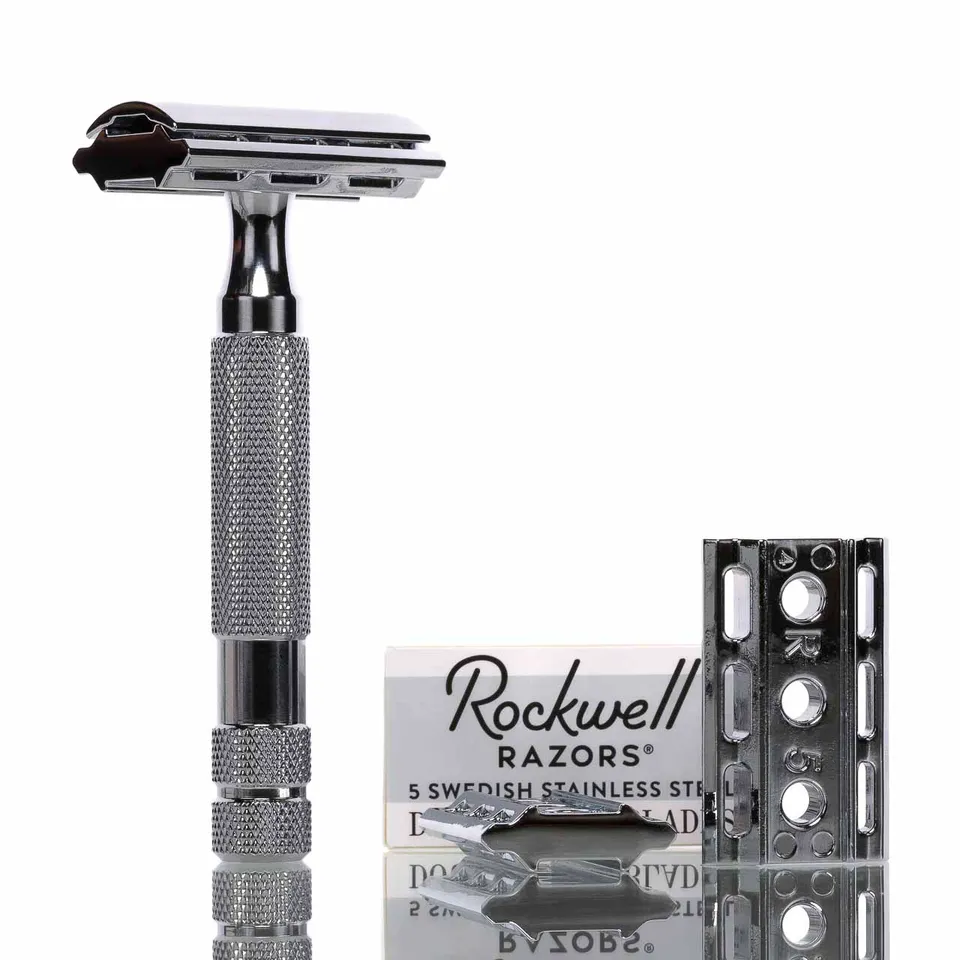 rockwell-6c-rasierhobel-white-chrome-geschlossener-kamm image 1