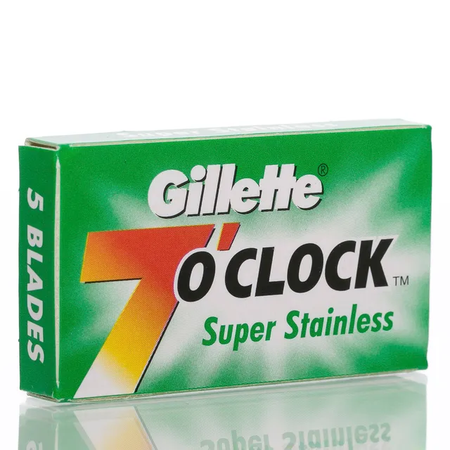 gillette-7-o-clock-super-stainless-rasierklingen-5-stk image 1