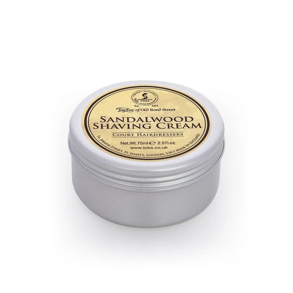 taylor-sandalwood-rasiercreme-dose-75ml-holzig-reise image 1