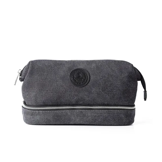 taylor-of-old-bond-street-jermyn-street-wash-bag-grau-canvas image 1