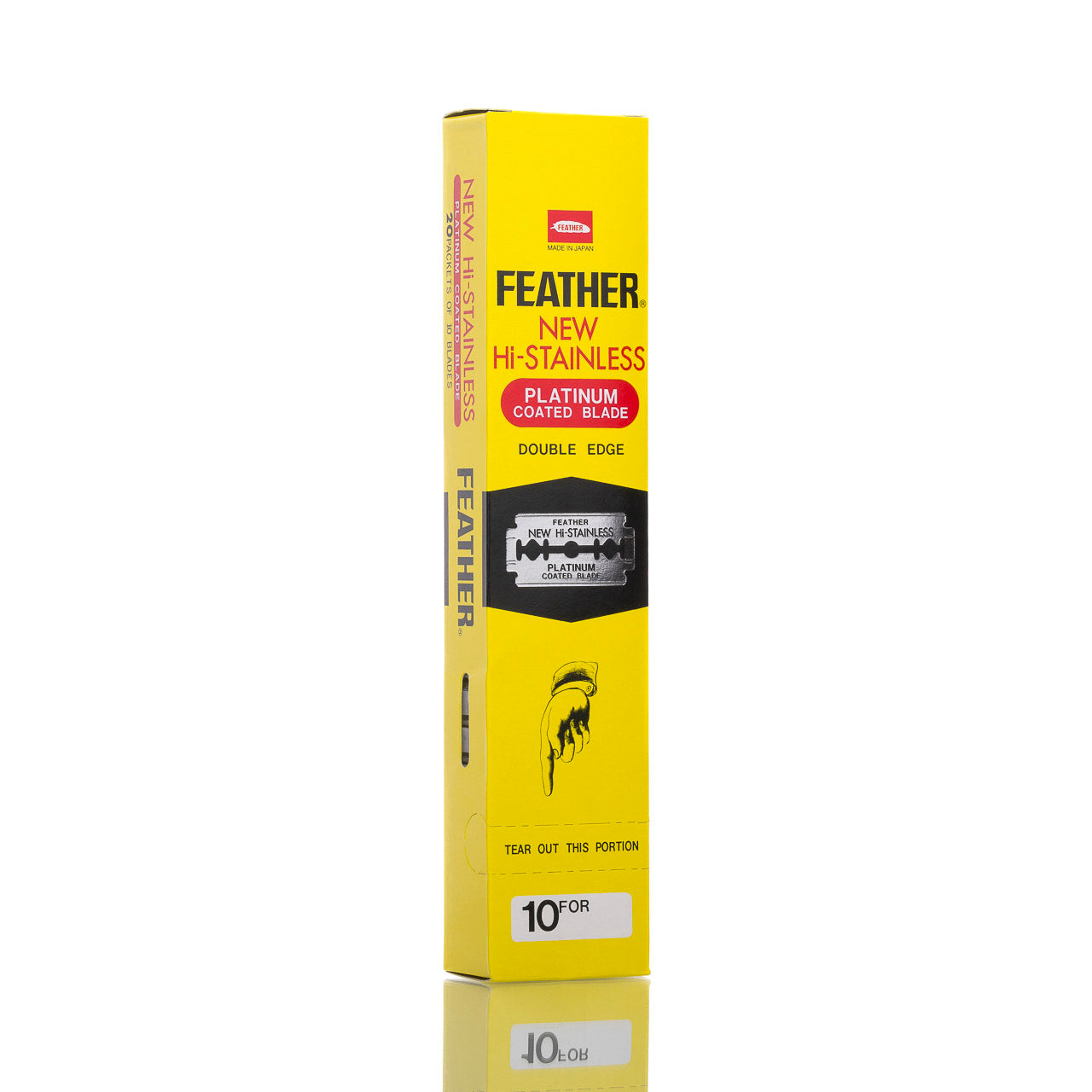 blackbeards-rasur-feather-new-hi-stainless-rasierklingen-10-stk image 1