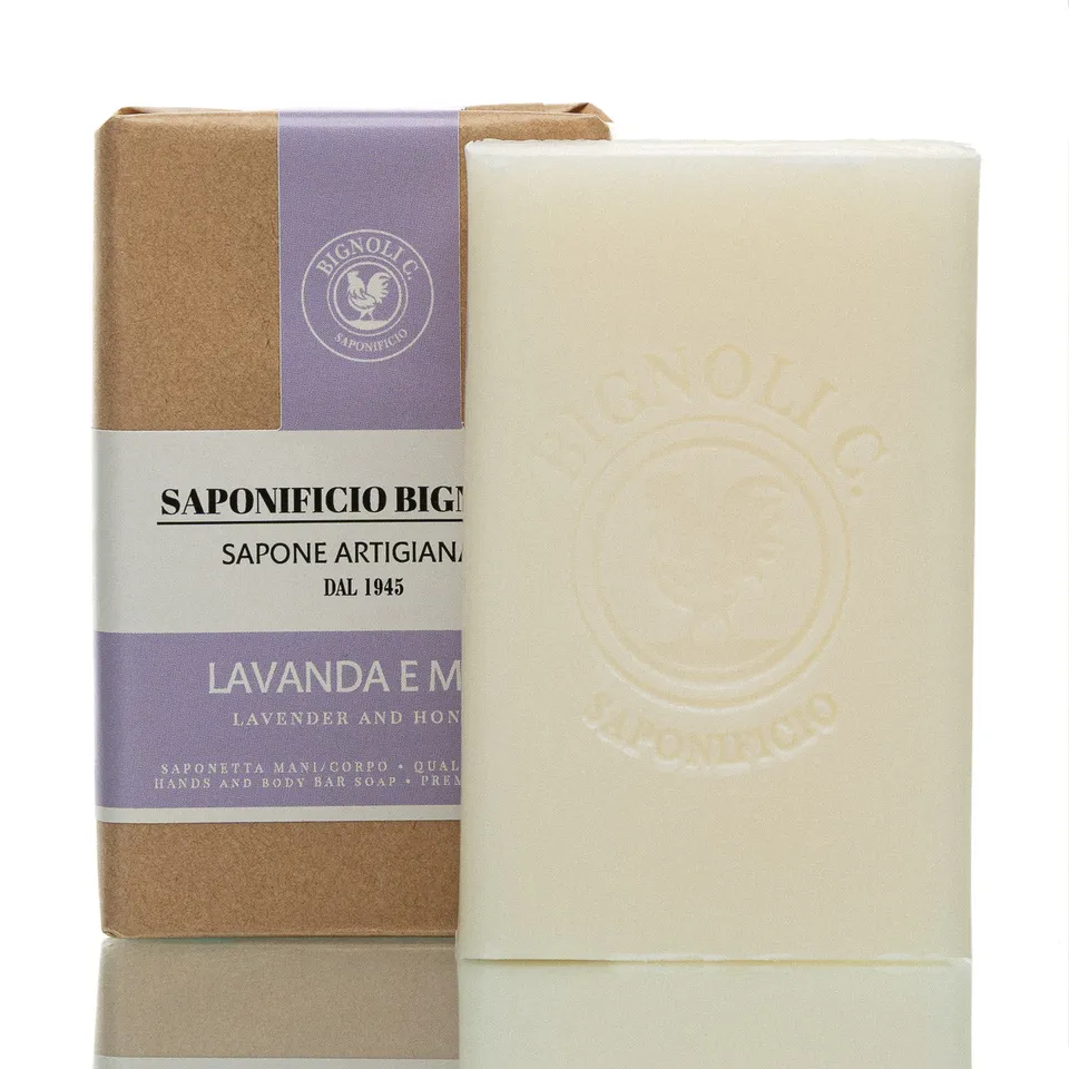 saponificio-bignoli-lavender-honey-st-ckseife-150g-mit-honig image 1