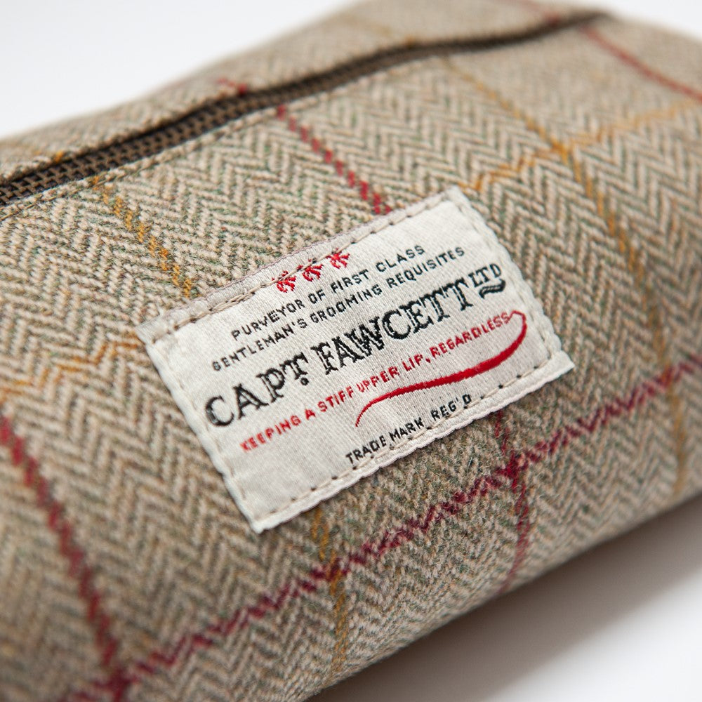 captain-fawcett-tweed-kulturbeutel-cf-318-mit-dhobi-bag-wasserabweisend image 2