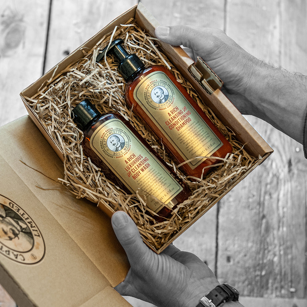 captain-fawcett-booze-baccy-shampoo-duschgel-set-w-rzig image 1