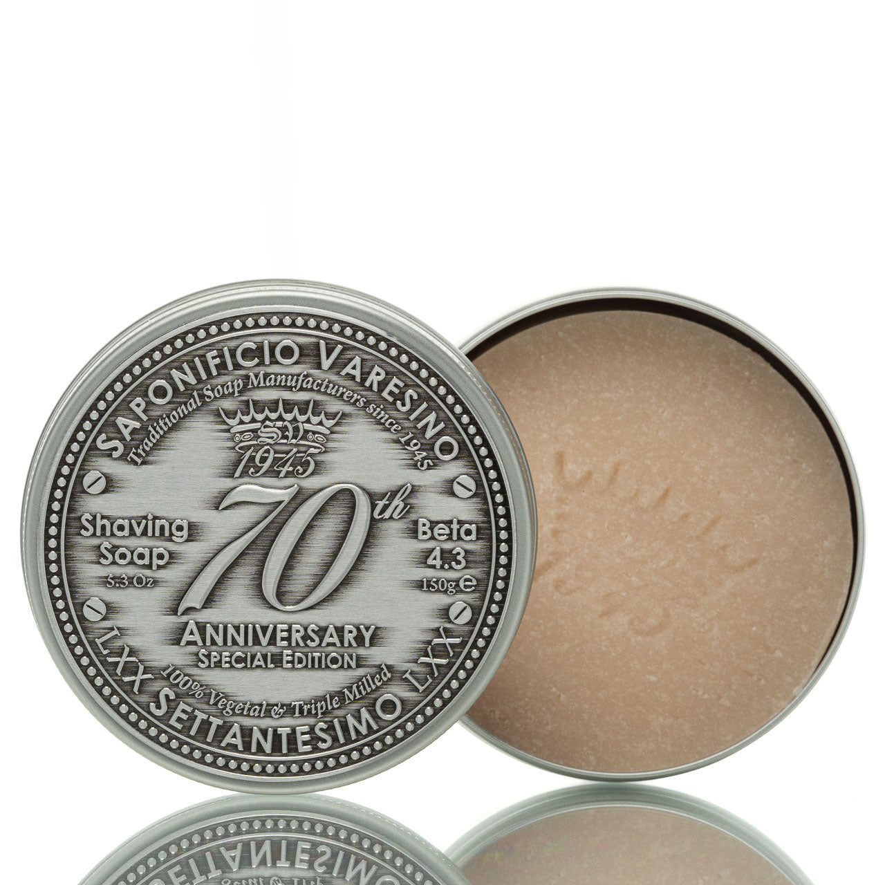 saponificio-varesino-70th-anniversary-rasierseife-150g-dose image 1