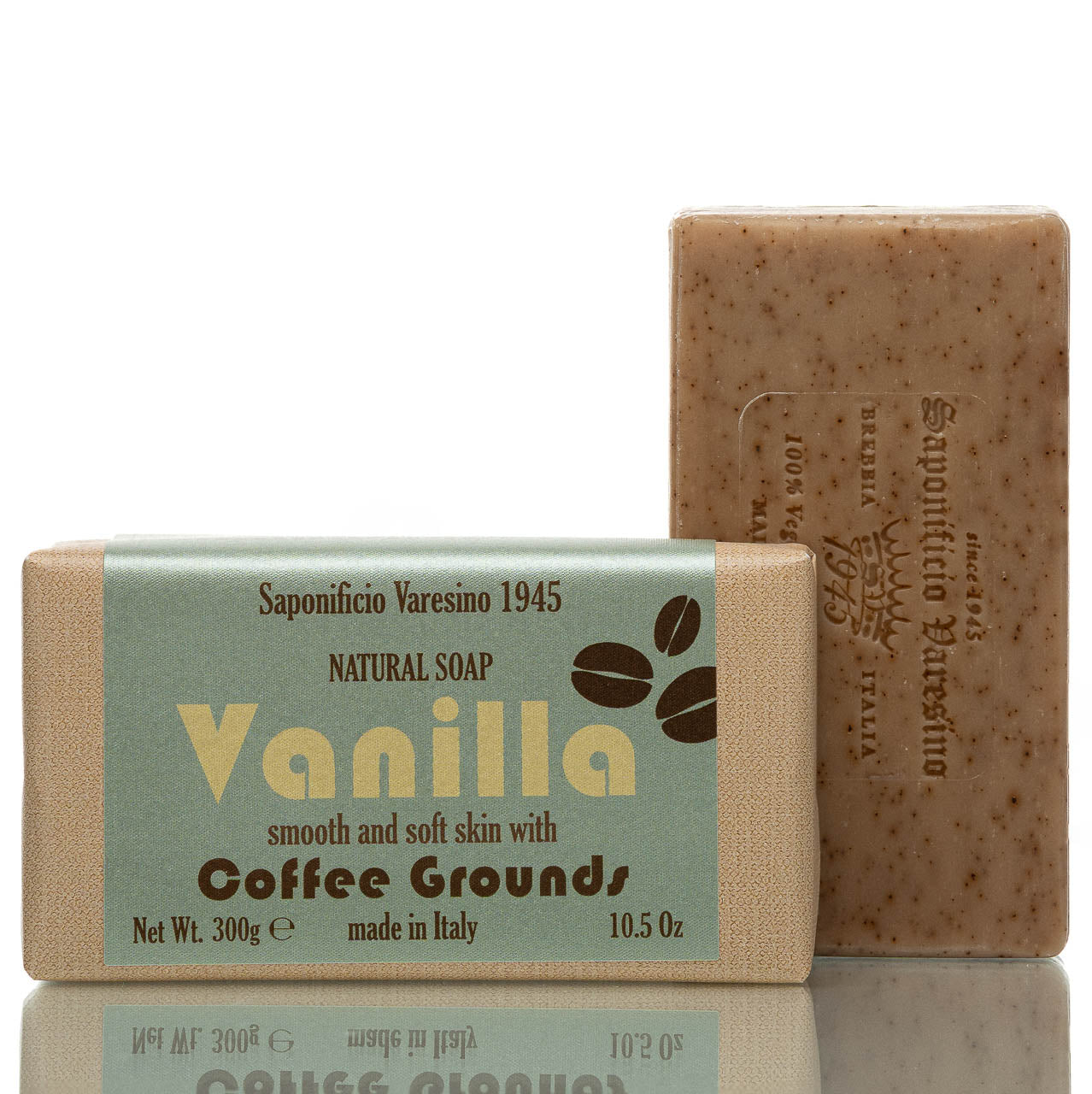 saponificio-varesino-vanilla-coffee-seife-300g-block image 1