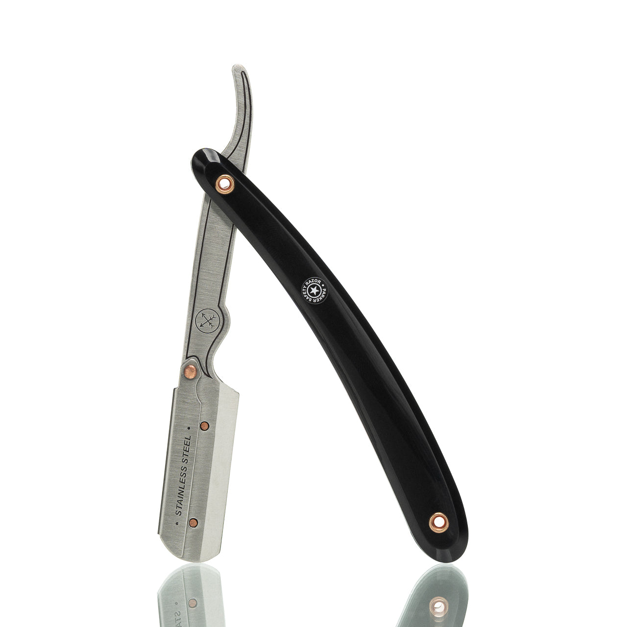 parker-33r-rasiermesser-schwarzer-griff-shavette image 1