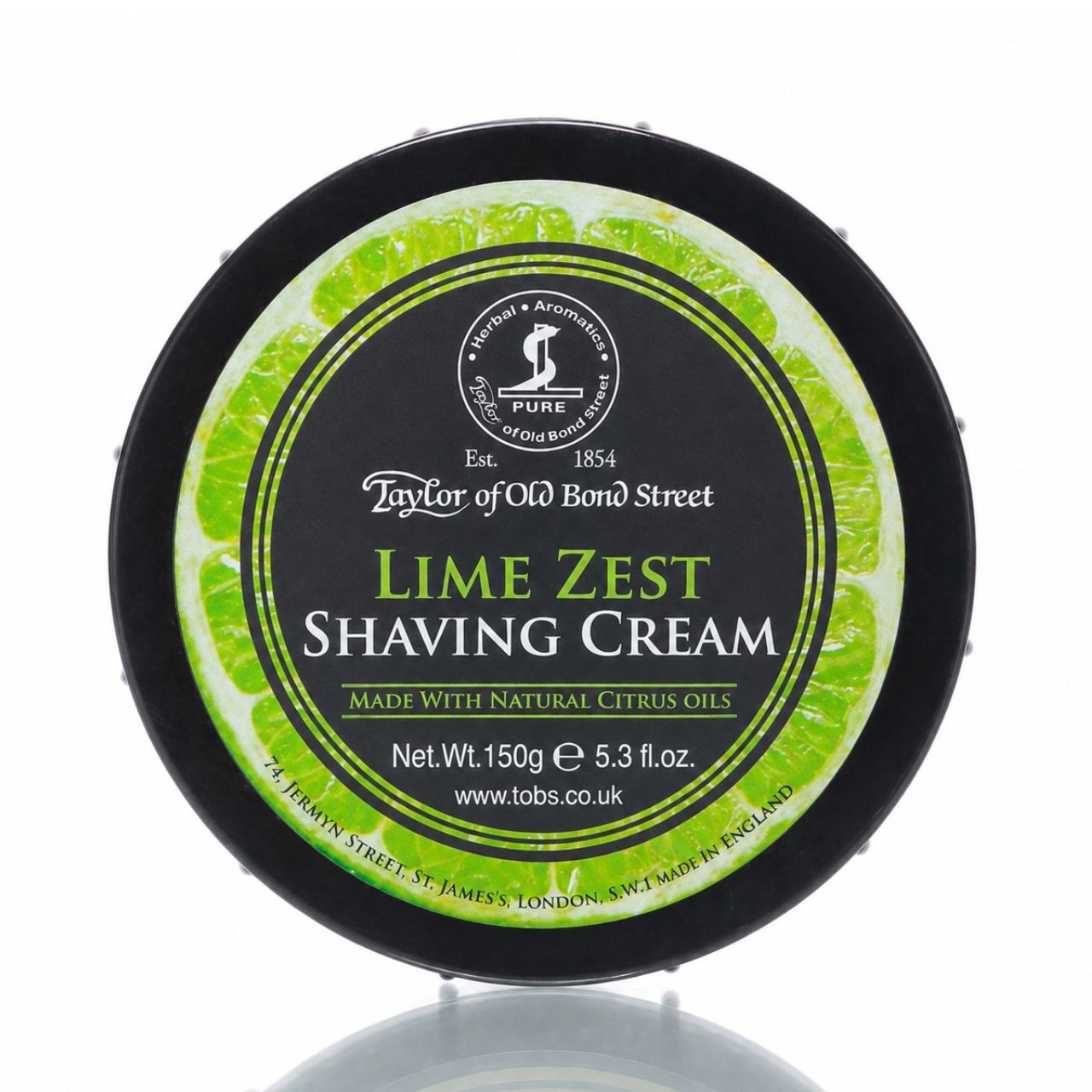 taylor-of-old-bond-street-lime-zest-rasiercreme-150g-vegan image 2