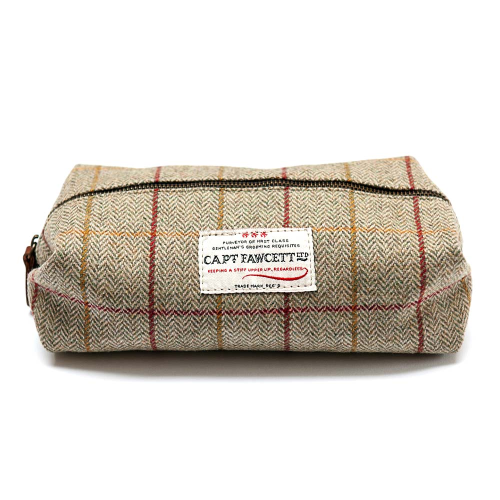 captain-fawcett-tweed-kulturbeutel-cf-318-mit-dhobi-bag-wasserabweisend image 1