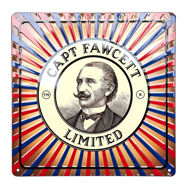 captain-fawcett-accessories-blechschild-tin-sign image 1