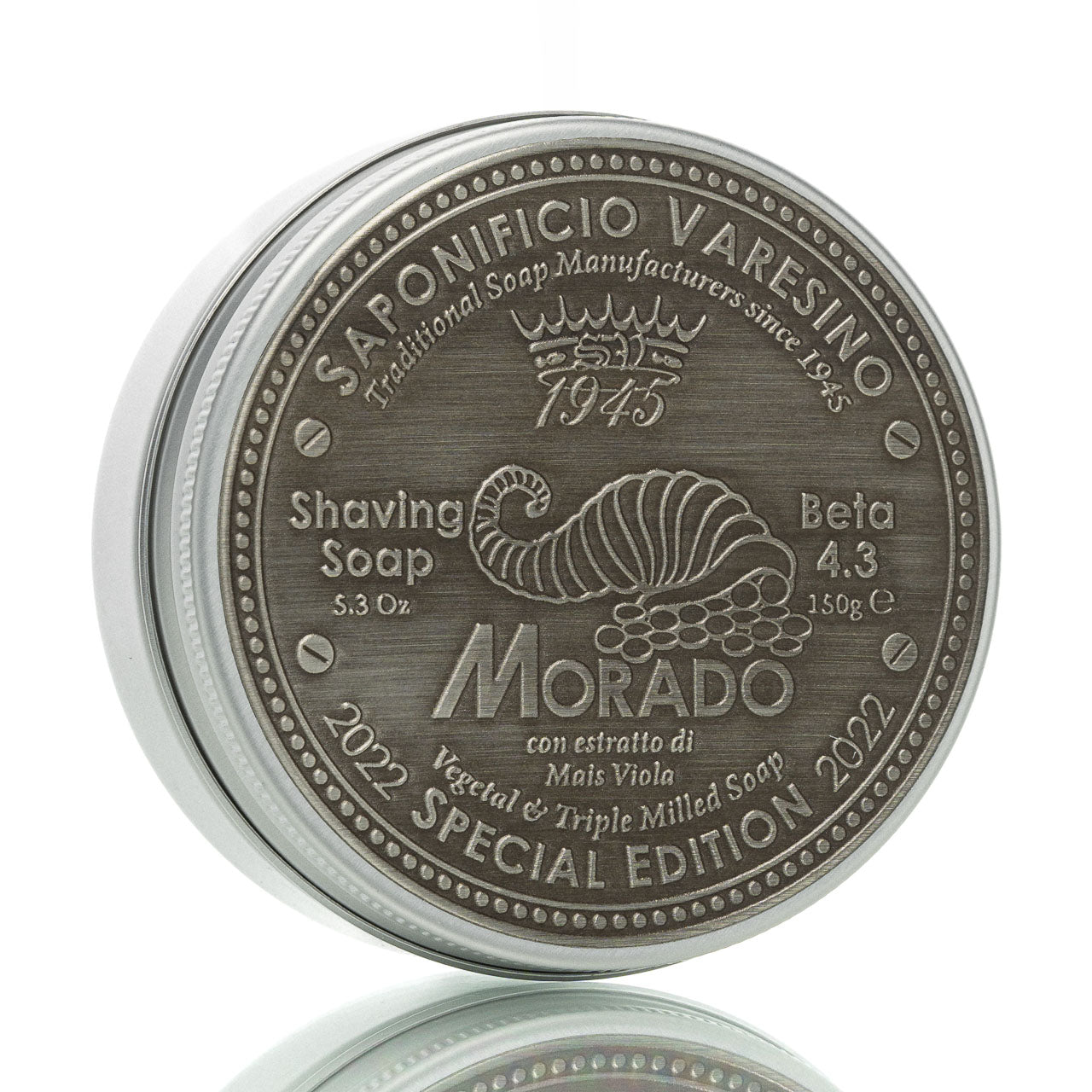 saponificio-varesino-morado-rasierseife-metalldose-150g-lavendel image 2