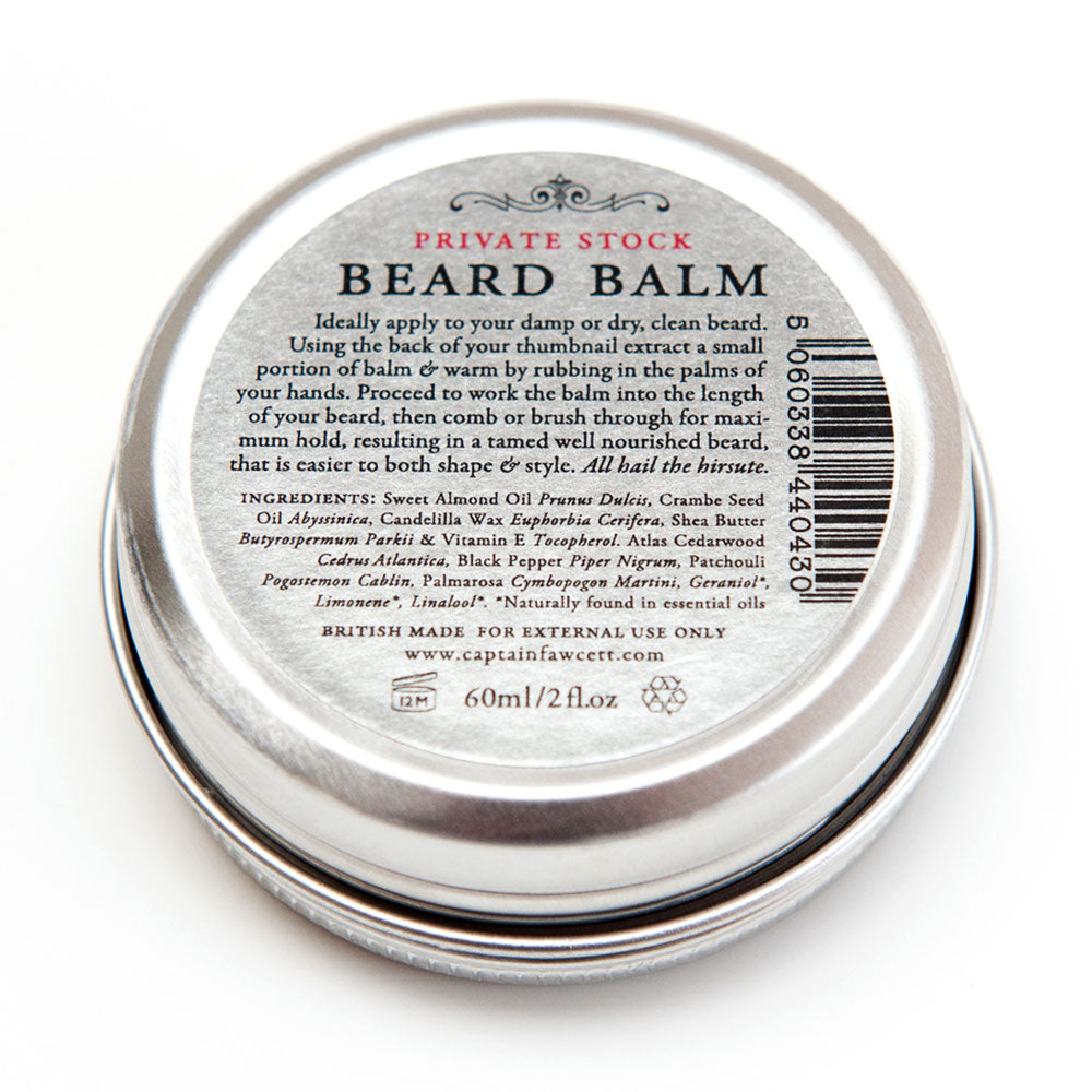captain-fawcett-private-stock-beard-balm-bartbalsam-mit-zedernholz-60-ml image 2