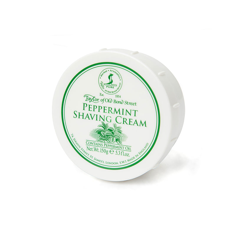 taylor-of-old-bond-street-sandalwood-peppermint-rasiercreme-schale-150g image 1