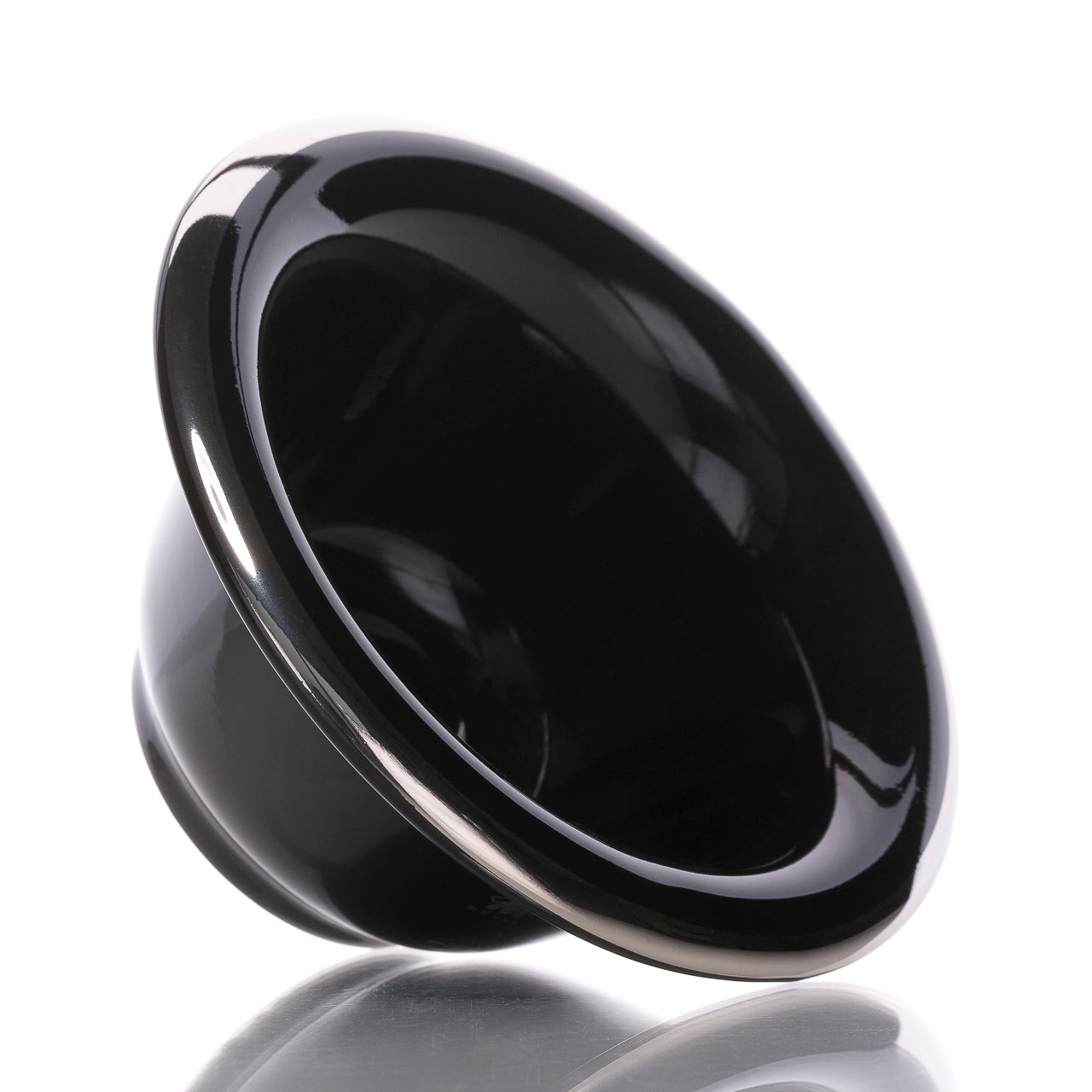 blackbeards-rasur-rasierschale-porzellan-schwarz-platinrand image 1