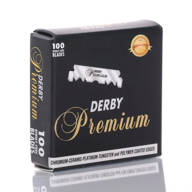derby-premium-black-rasierklingen-single-edge-100-st-ck image 1