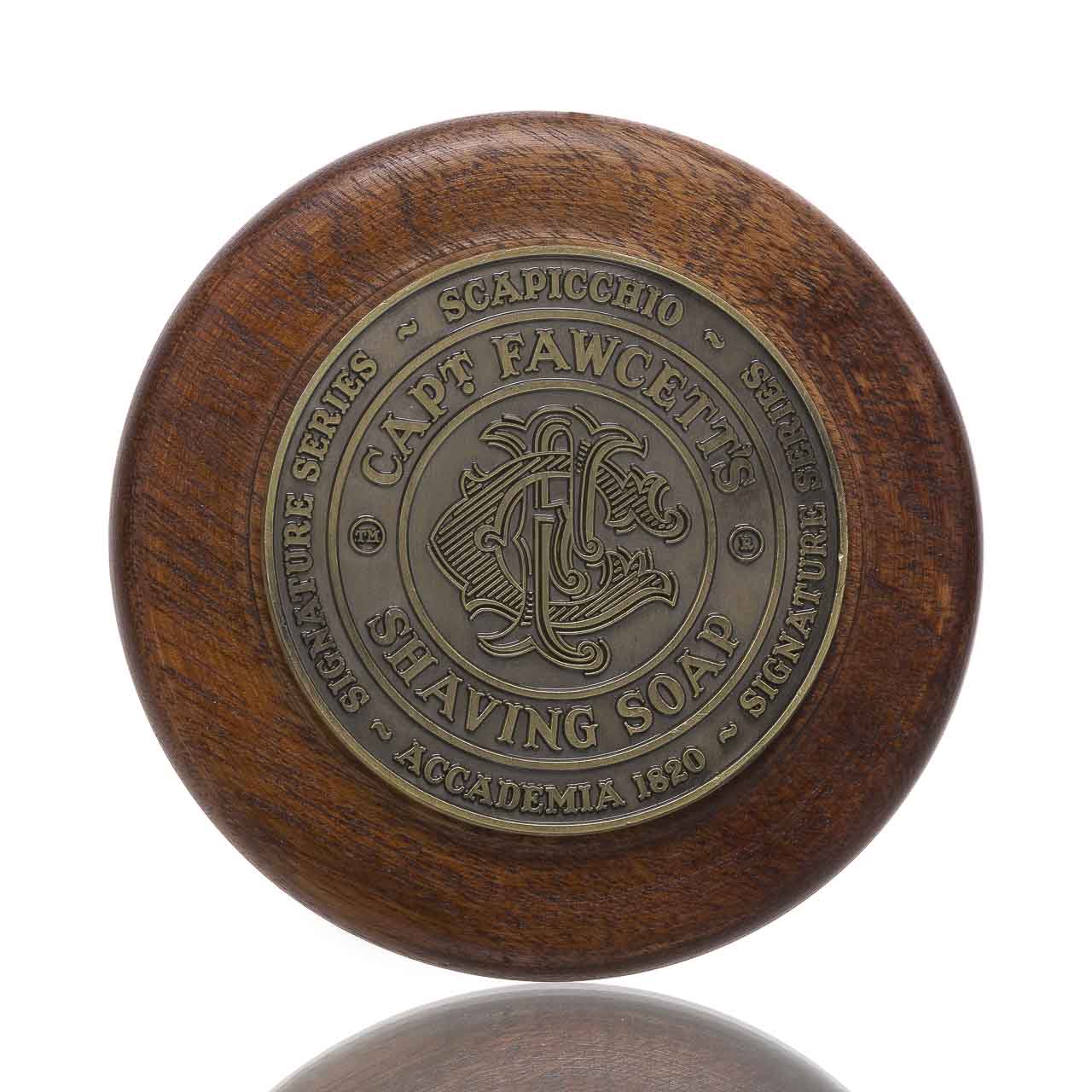 captain-fawcett-scapicchio-rasierseife-110g-holzschale image 3