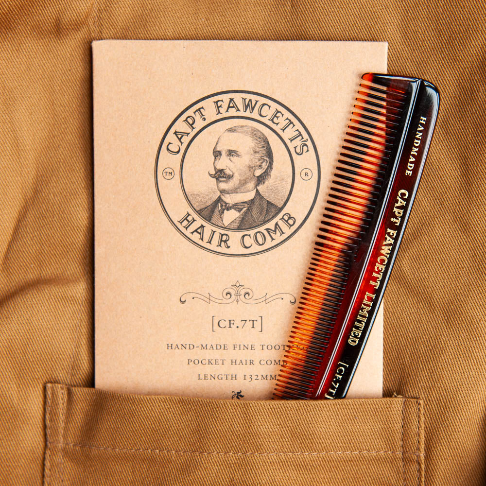 captain-fawcett-grooming-tools-haarkamm-cf-7t-fein image 1