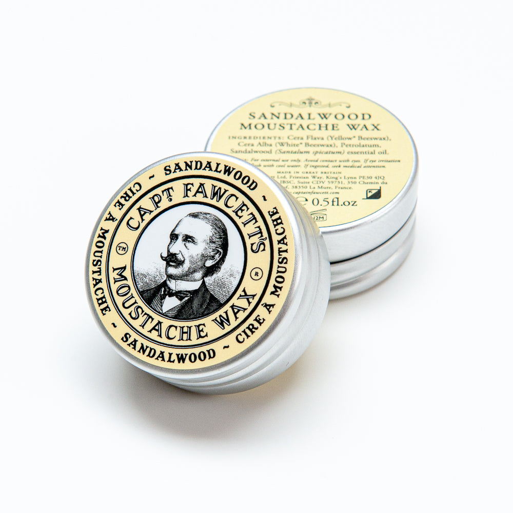 captain-fawcett-sandalwood-moustache-wax-schnurrbartwachs-mit-sandelholz-15-ml image 2