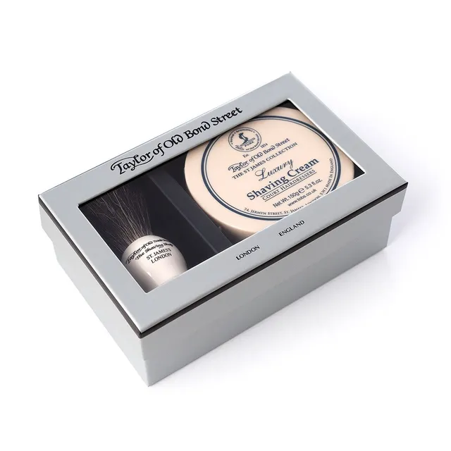 taylor-st-james-rasierset-dachshaar-pinsel-creme-150g-citrus image 1