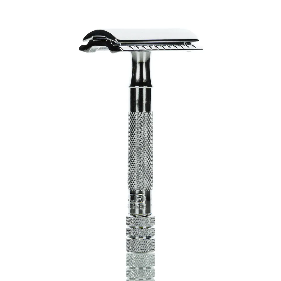 merkur-33c-rasierhobel-geschlossener-kamm-kurzer-griff-doppelklinge image 1