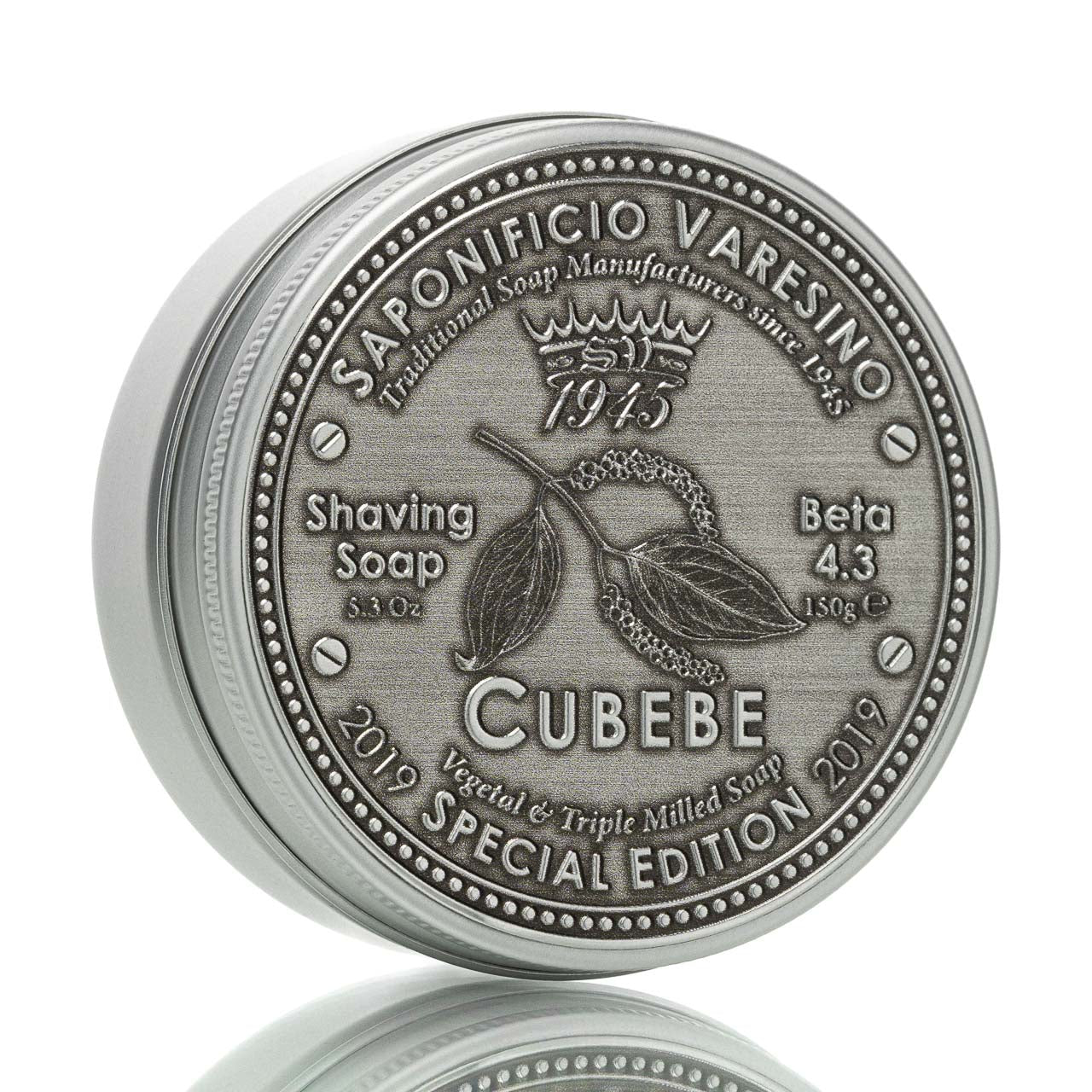 saponificio-varesino-cubebe-4-3-rasierseife-150g-metalldose image 2
