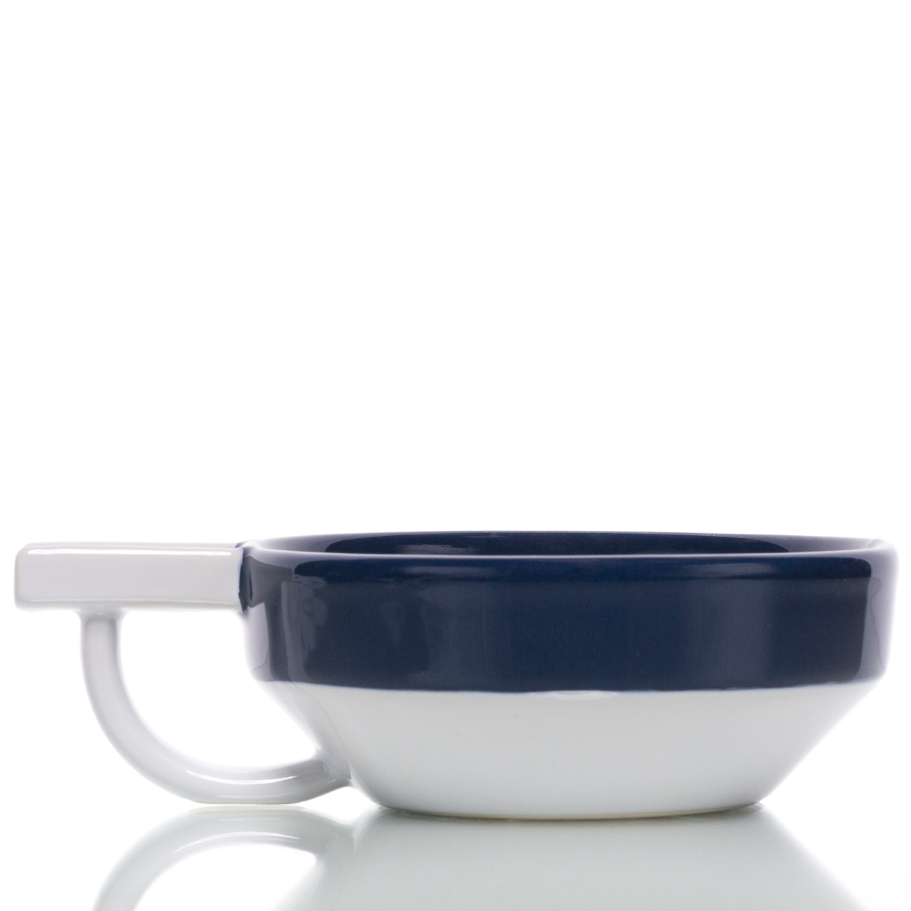 fine-rasierschale-porzellan-blau-wei-mit-henkel image 2
