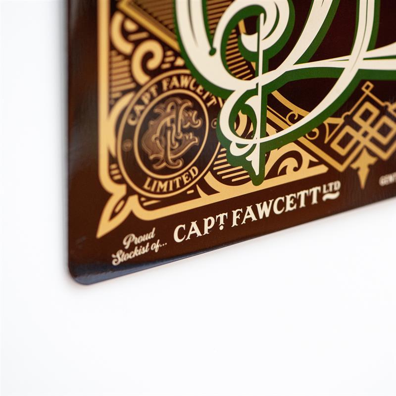 captain-fawcett-open-closed-h-ngeschild-barbershop-alu-mit-kette image 3