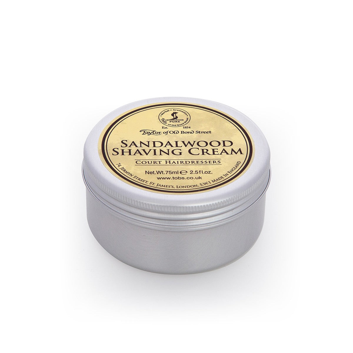 taylor-sandalwood-rasiercreme-dose-75ml-holzig-reise image 1