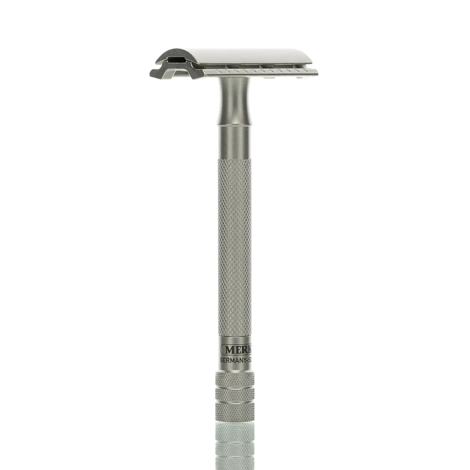 merkur-23-inox-rasierhobel-edelstahl-langer-griff image 1