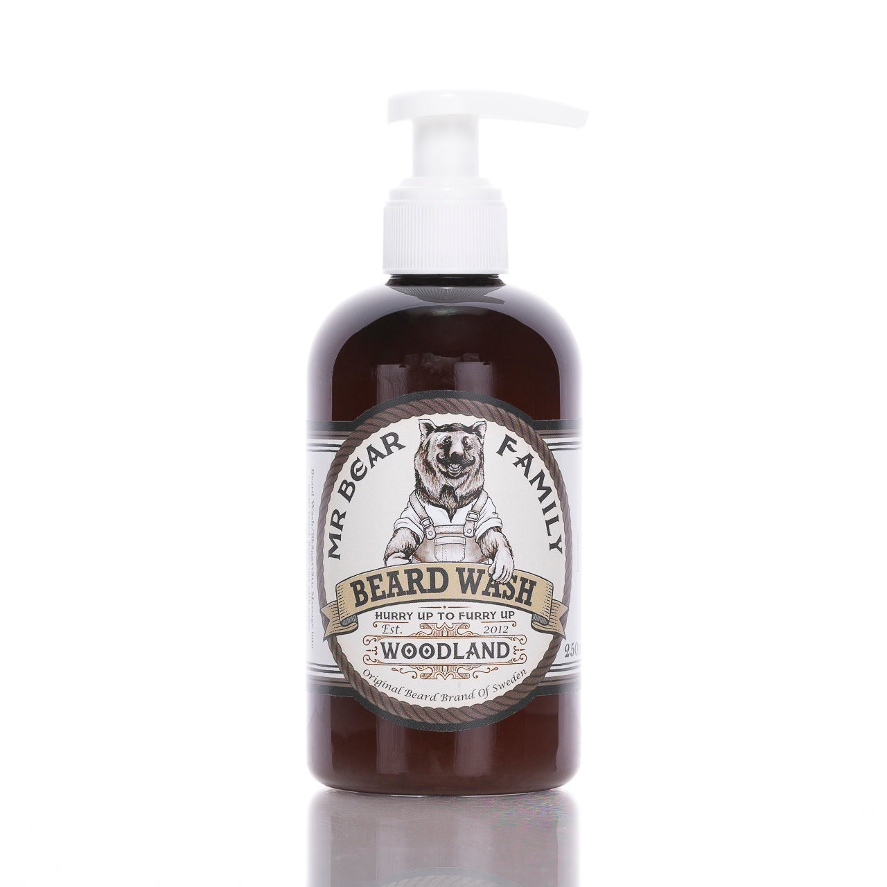 blackbeards-bartpflege-mr-bear-family-bartshampoo-woodland-250ml-holzig-schweden image 1