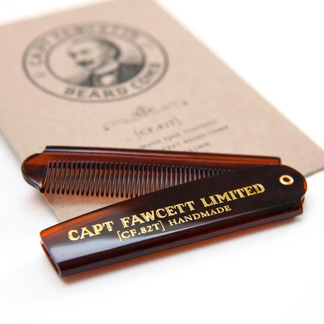 captain-fawcett-beard-care-cf-82t-bartkamm-klappbar-fein image 1