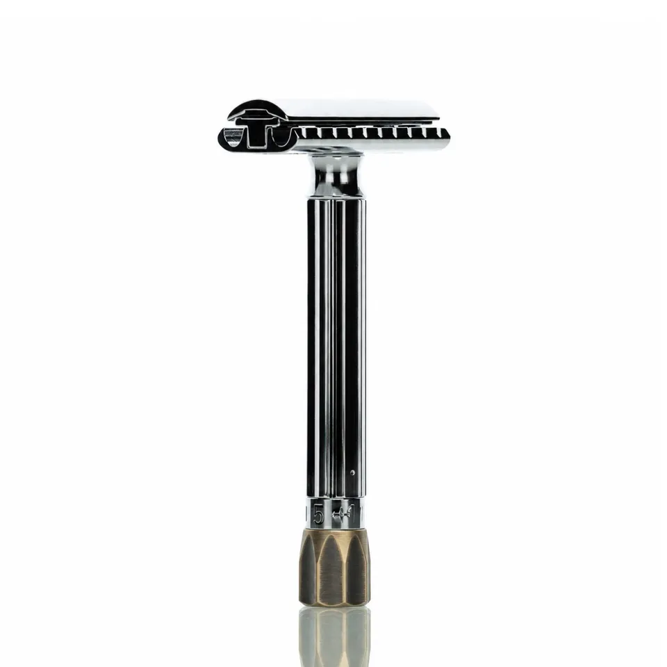 merkur-510c-progress-rasierhobel-messing-langer-griff image 1