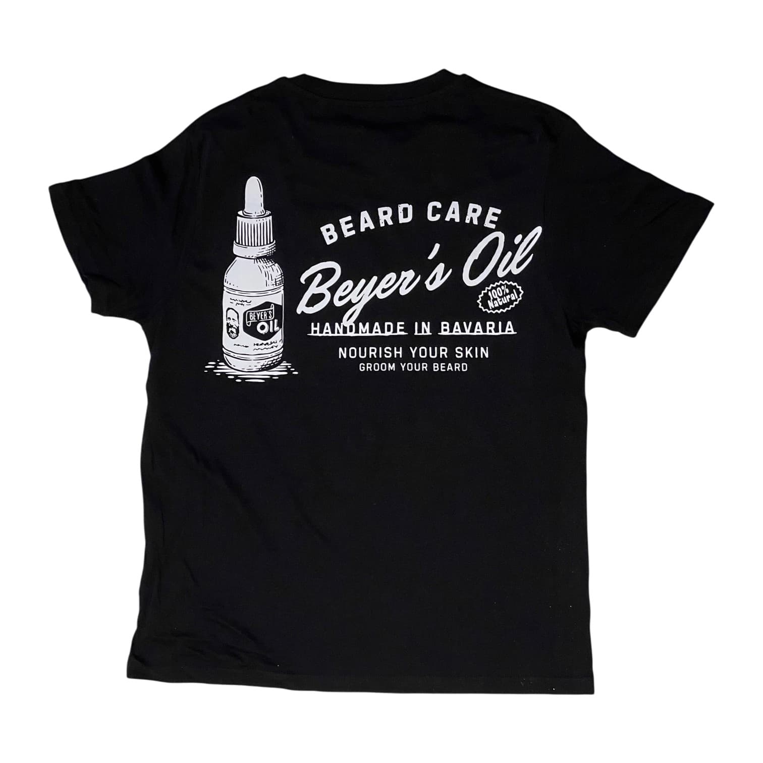 beyer-s-oil-verbena-t-shirt-bottle-schwarz-bio-baumwolle image 2