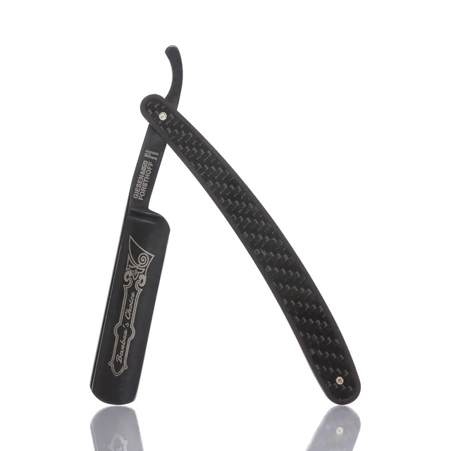 timor-402-barber-s-choice-rasiermesser-5-8-rundkopf-carbon image 1