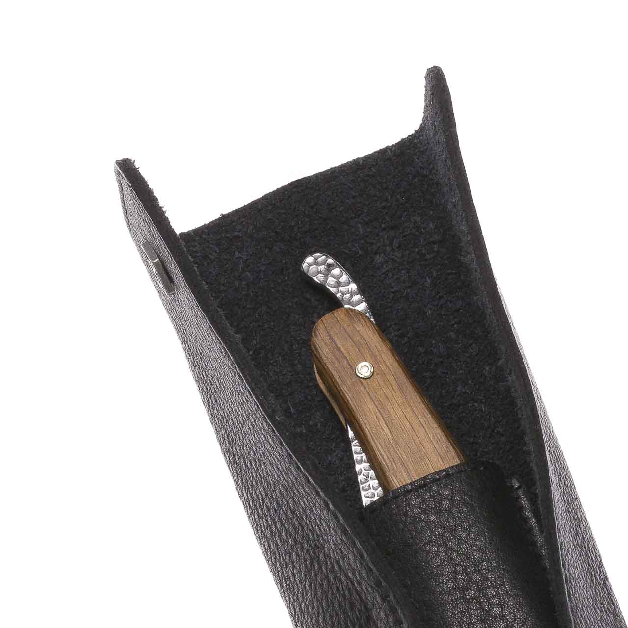 giesen-forsthoff-rolltasche-leder-schwarz-rasiermesser image 2
