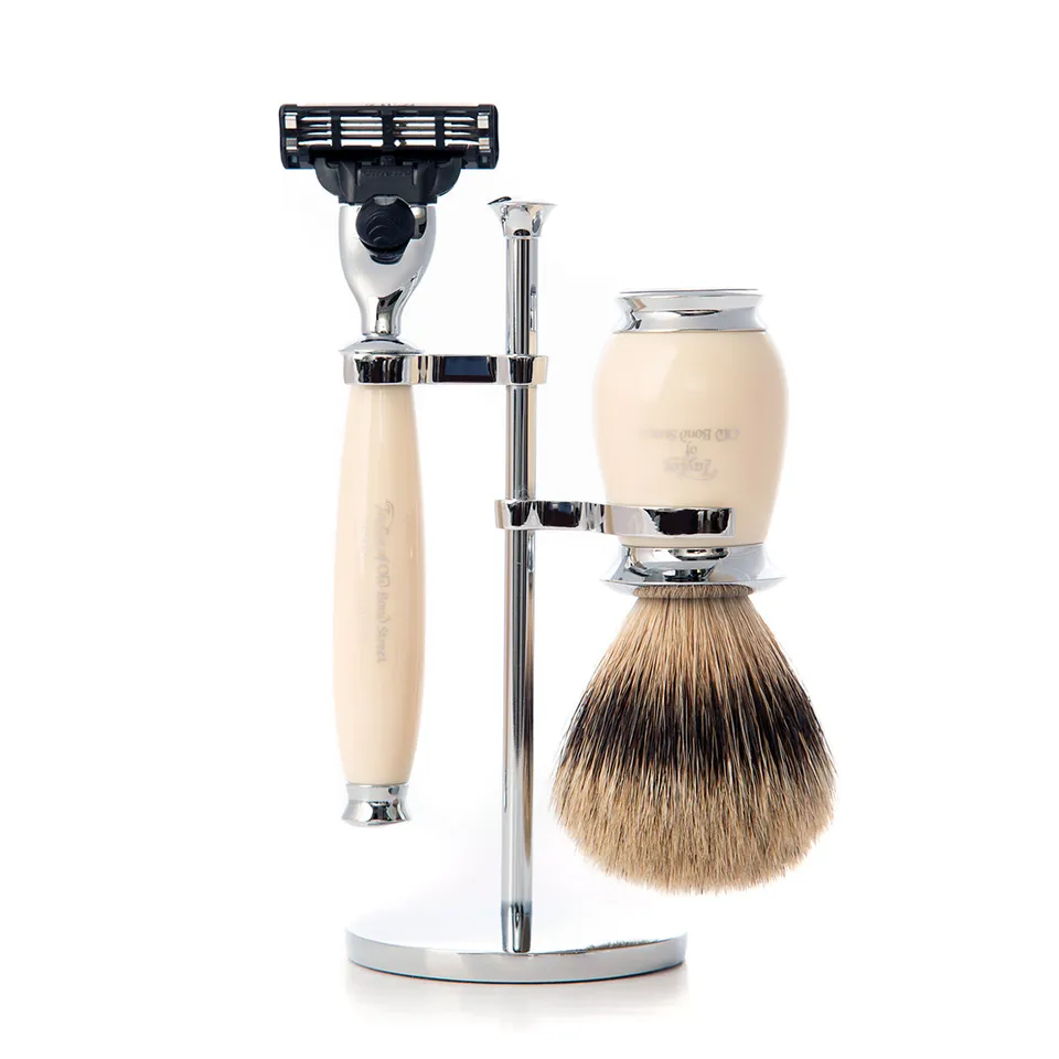 taylor-sandalwood-rasierset-3-tlg-mach3-super-badger-elfenbein image 1