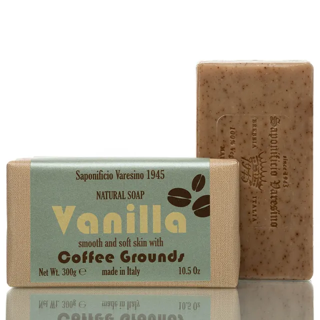 saponificio-varesino-vanilla-coffee-seife-300g-block image 1
