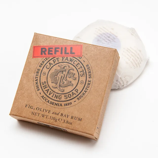 captain-fawcett-scapicchio-rasierseife-refill-fig-olive-bay-rum-100-g image 1