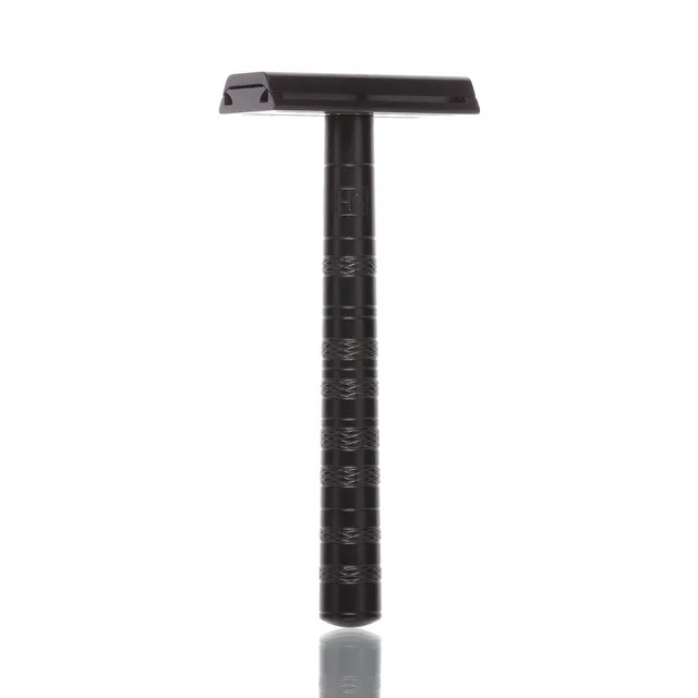 henson-al13-rasierhobel-jet-black-medium-flugzeugaluminium image 1