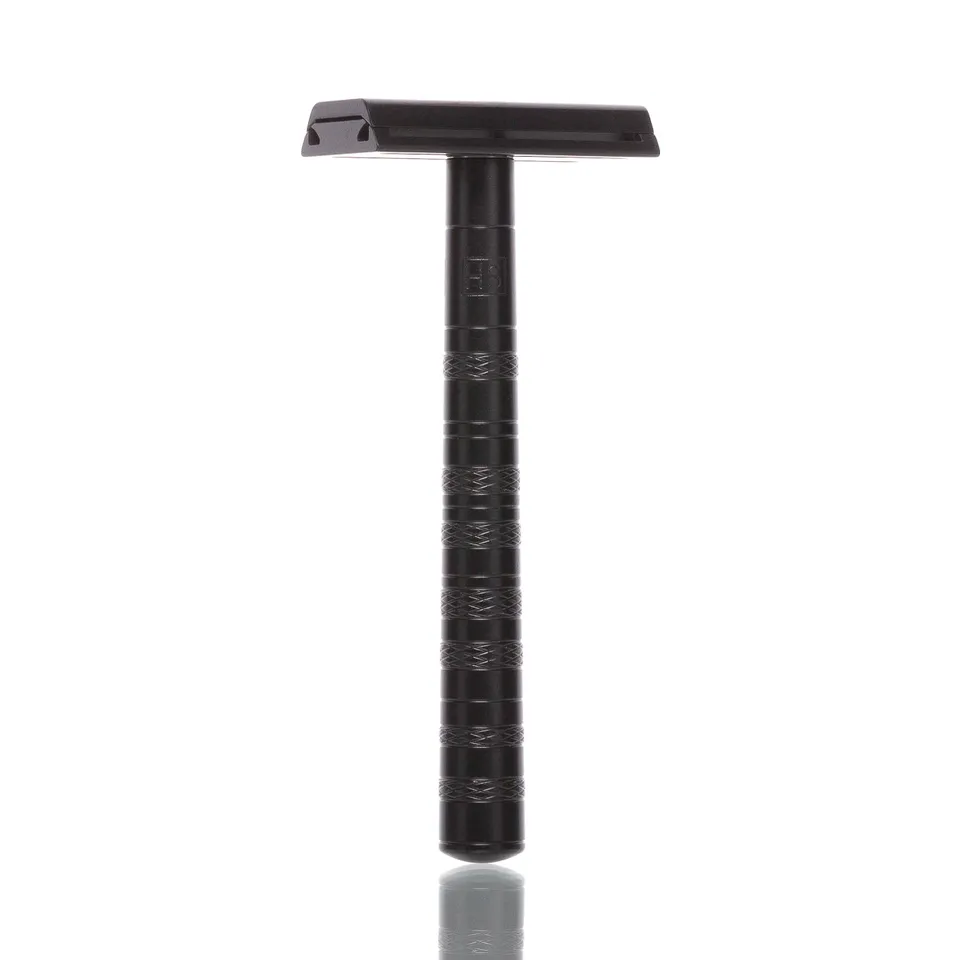 henson-al13-rasierhobel-jet-black-medium-flugzeugaluminium image 1